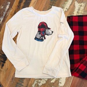 Columbia Youth Large Flannel Pajama Set